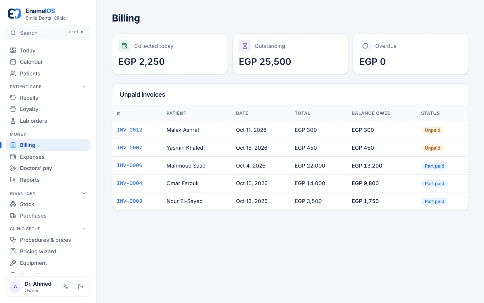Billing